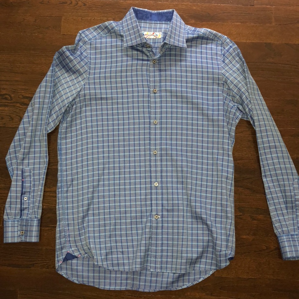 Brandolini Men’s long sleeve dress shirt size M